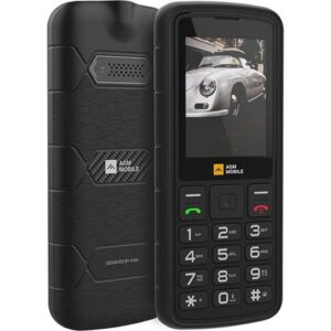 AGM M9 4G Basic Rugged Mobile Phone - 128 MB, Black