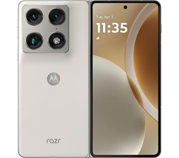MOTOROLA RAZR Fold - 512 GB, Whitened Lily