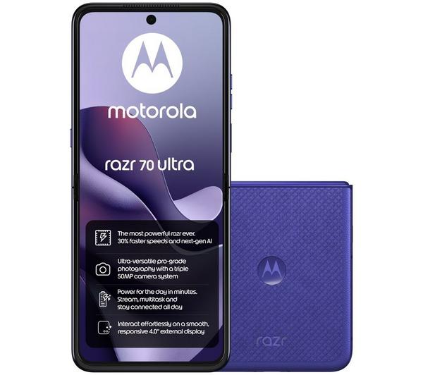 MOTOROLA Razr 70 Ultra - 512 GB, Orient Blue