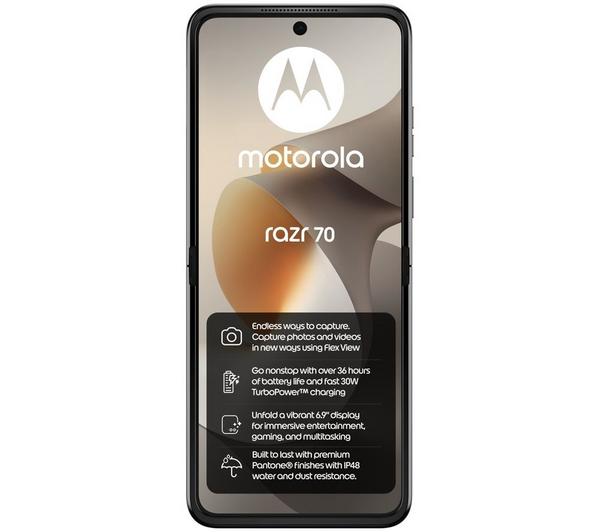 MOTOROLA Razr 70 – 256 GB, Hematite