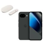 GOOGLE Pixel 10a (128 GB, Obsidian) & TV Streamer 4K Bundle