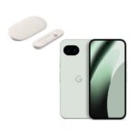 GOOGLE Pixel 10a (128 GB, Fog) & TV Streamer 4K Bundle
