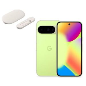 GOOGLE Pixel 10 (256 GB, Lemongrass) & TV Streamer 4K Bundle