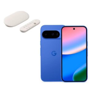 GOOGLE Pixel 10 (256 GB, Indigo) & TV Streamer 4K Bundle